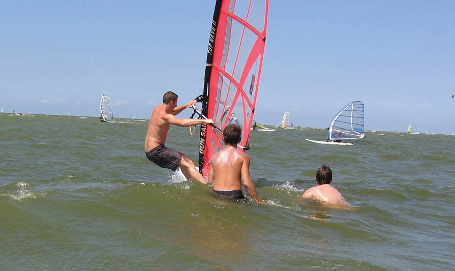 Windsurfen in Friesland